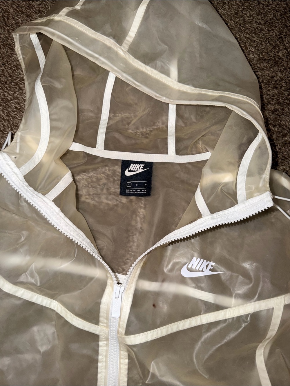 Nike Women's Semi-Transparent Windbreaker Jacket